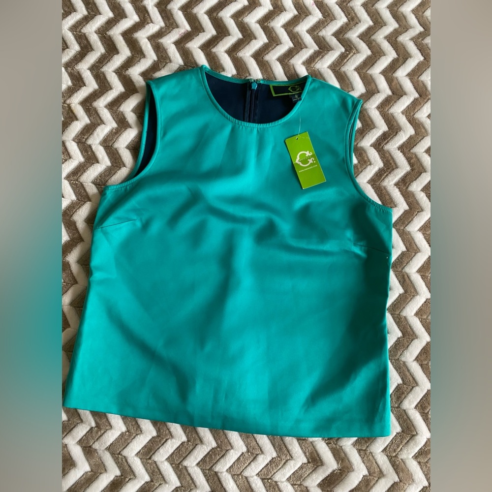CWonder emerald top new with tag size 4